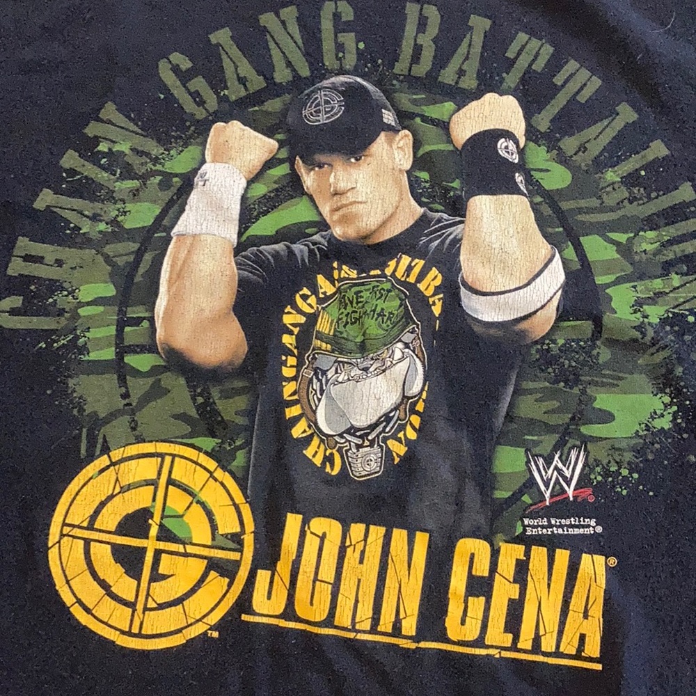 ❗️SOLD❗️Vintage WWE John Cena Chain Gang T-shirt - Picture 2 of 3
